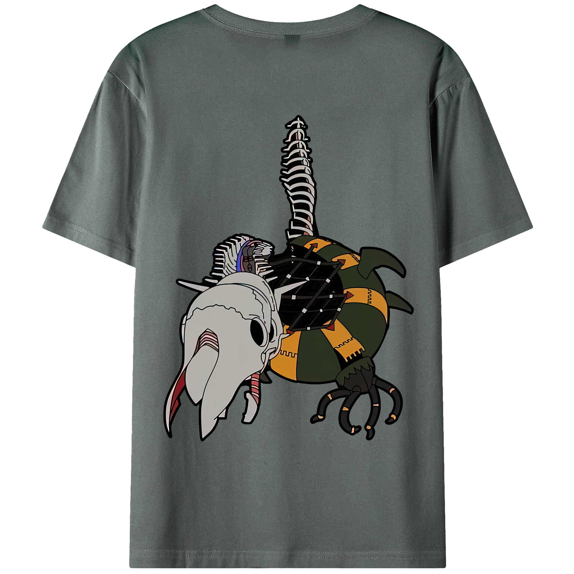 （画像用） EVA 新世紀エヴァンゲリオン 綿100％ メンズ半袖Tシャツ（バックプリント） 通気性